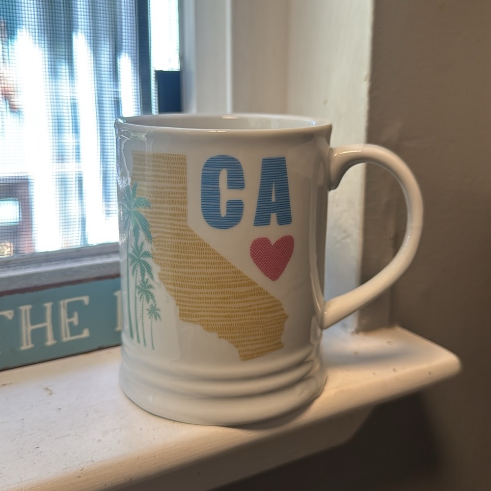 California Love Ceramic Mug by Fringe Studio
